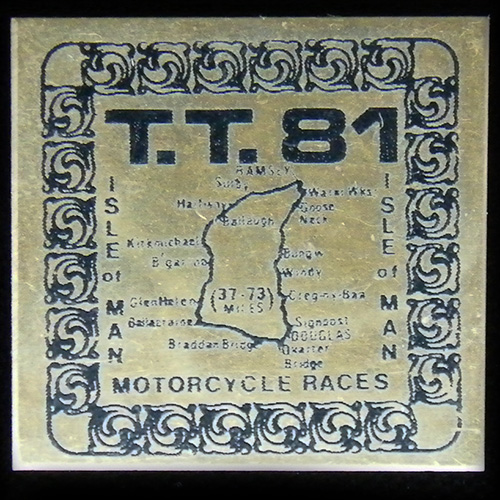 Isle of Man TT Lapel Badge