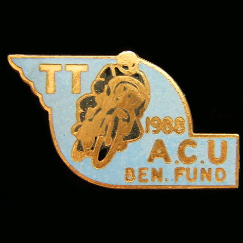 Isle of Man TT lapel badge