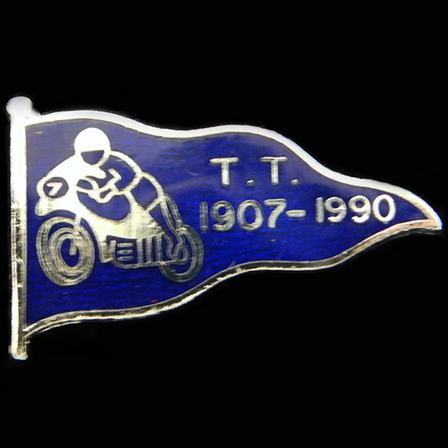 Isle of Man TT lapel badge