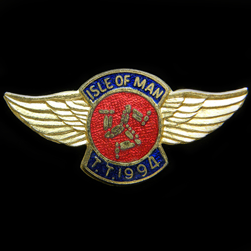 Isle of Man TT lapel badge