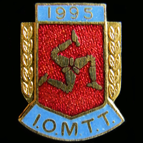 Isle of Man TT lapel badge