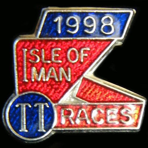 Isle of Man TT lapel badge