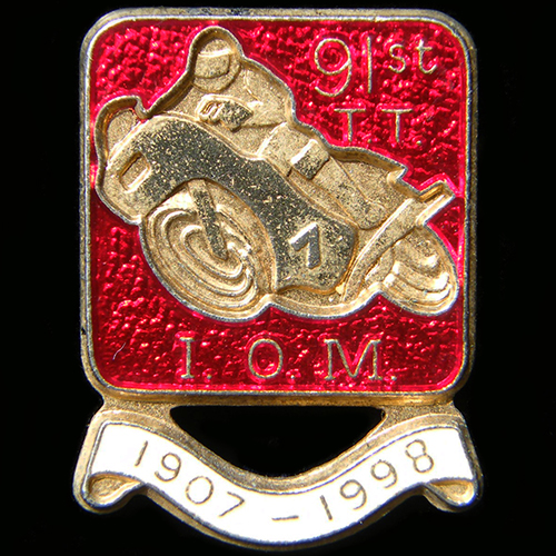 Isle of Man TT Lapel Badge