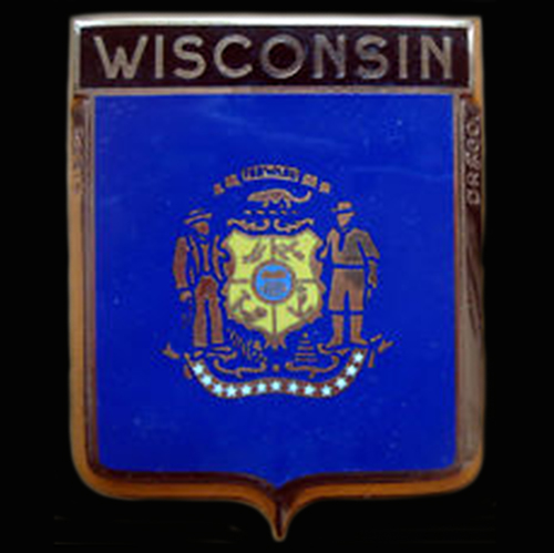 Wisconsin Car Badge (Drago)