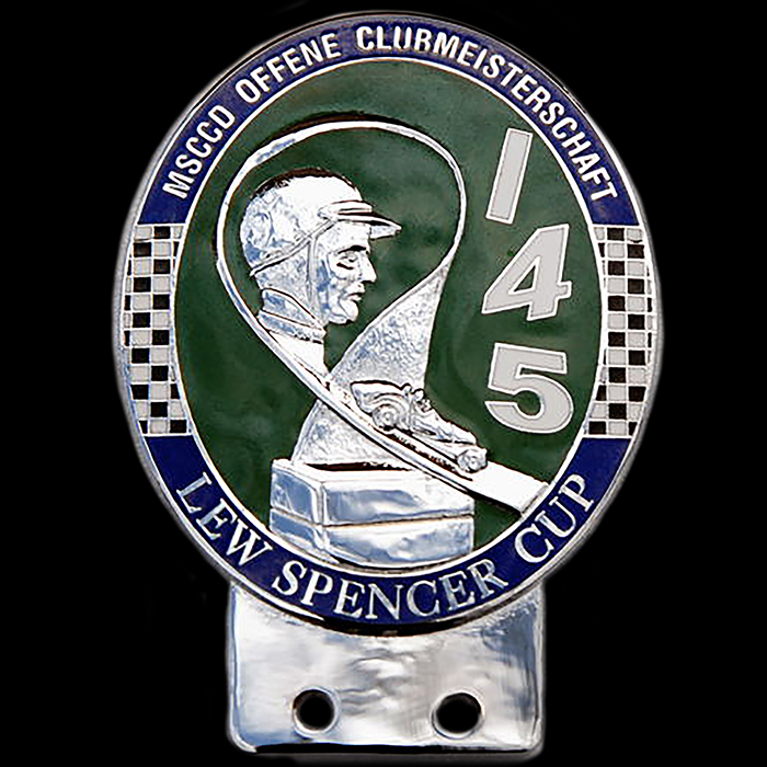Morgan Lew Spencer Cup Car Badge