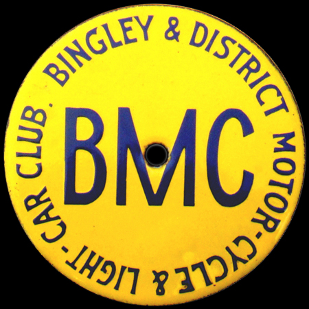 Bingley & District Motor Cycle & Light Car Club Car Badge