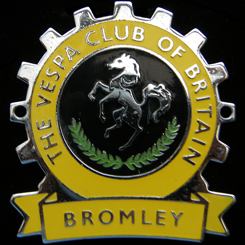 The Vespa Club of Britain Cog Badge 