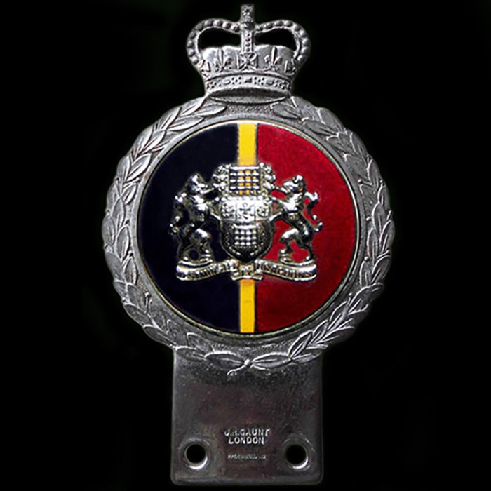 Westminster Dragoons car badge