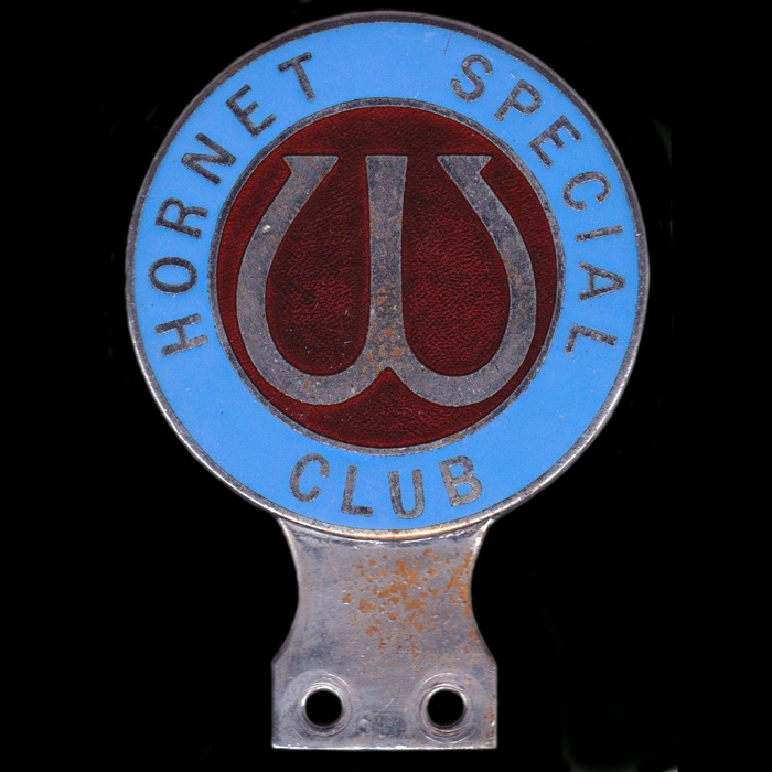 Wolseley Hornet Special Club car badge