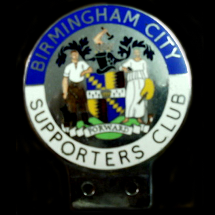 Birmingham City Supporters Club car badge