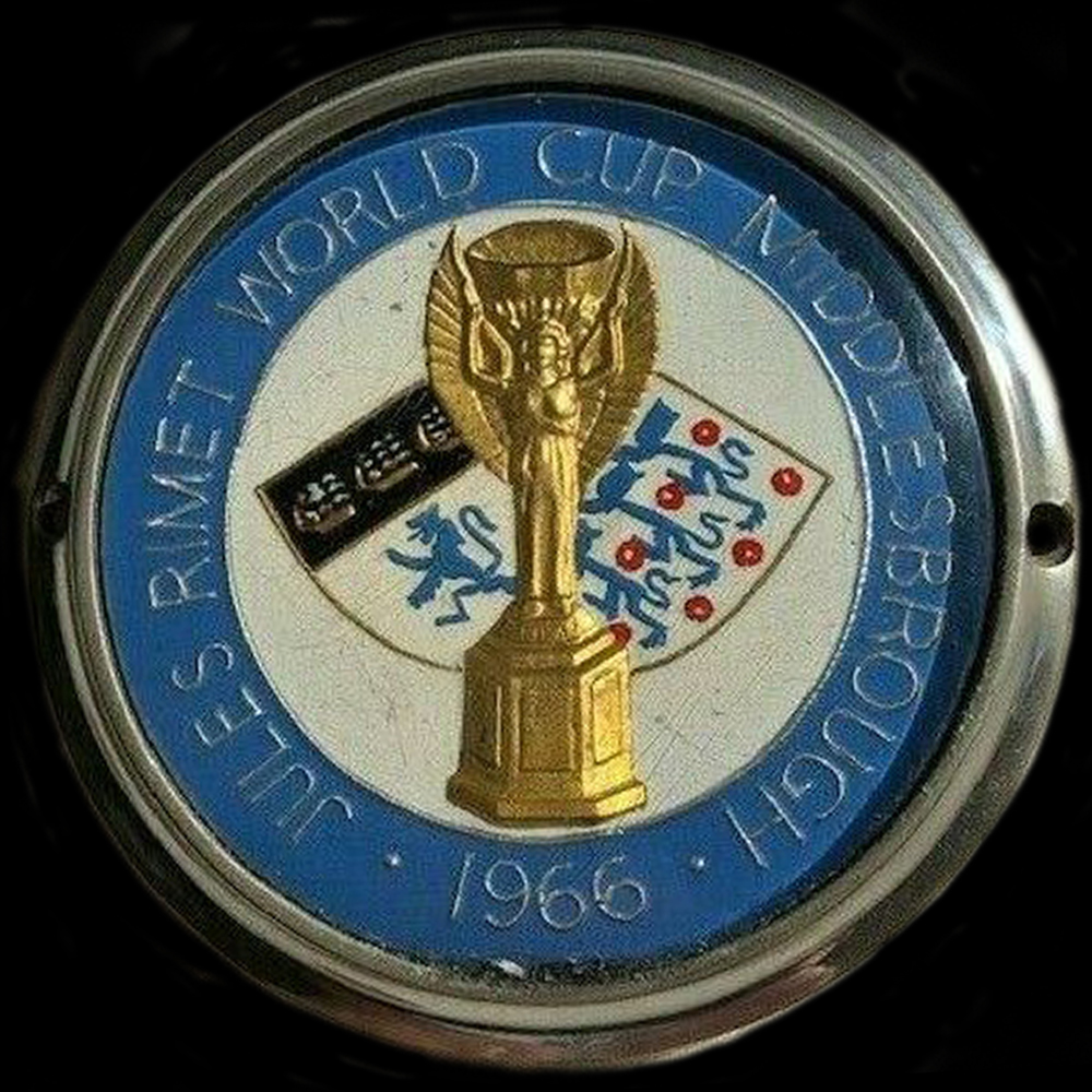  Middlesborough World Cup car badge