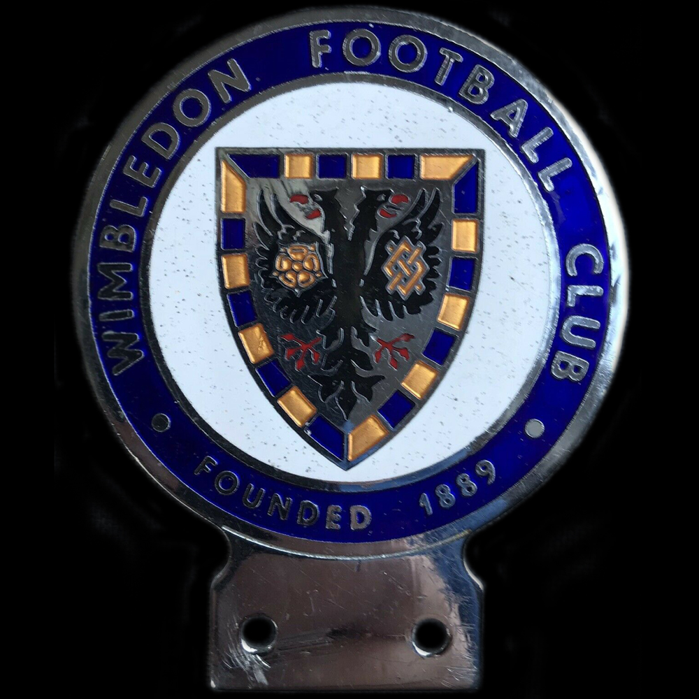  Wimbledon Football Club car badge