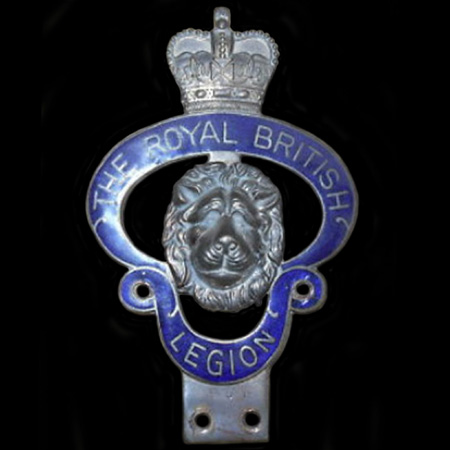 Royal British Legion Car Badge