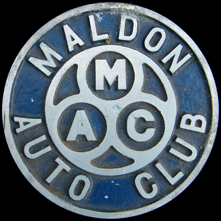 Maldon Auto Club Car Badge