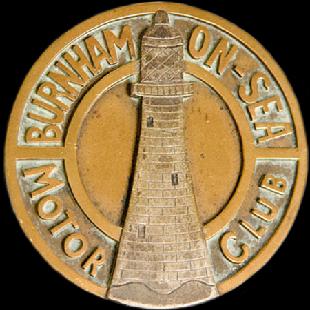 Burnham - on - Sea  Motor Club Car Badge 1
