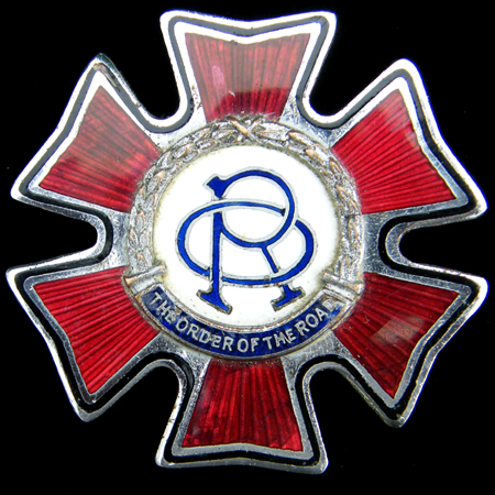 Order of the Road Small Badge