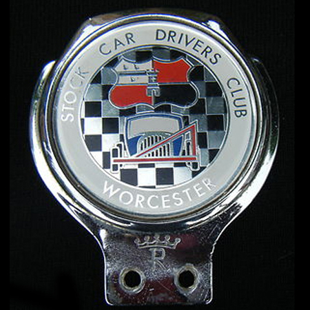 Worcester Stock Car Drivers Club Car Badge