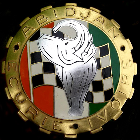 Abidjan Ecurie Ivoire Car Badge