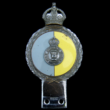 Army Catering Corps Car Badge