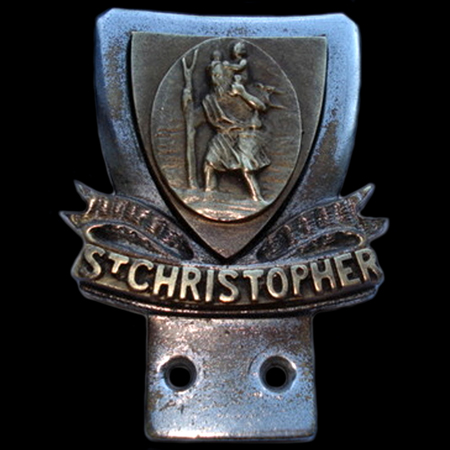 St Christopher Car Badge
