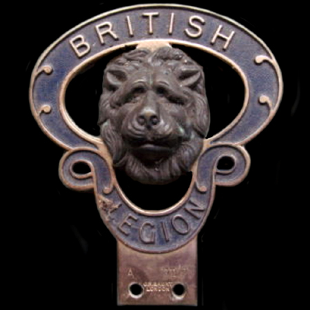 British Legion Car Badge 2