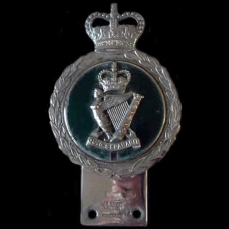 Royal Irish Rifles Car Badge