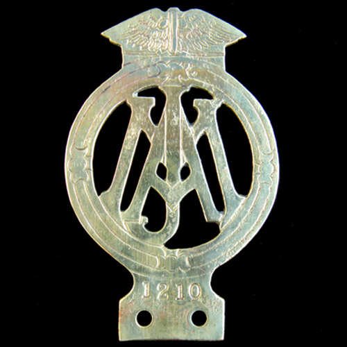 Jersey Motor Association Car Badge