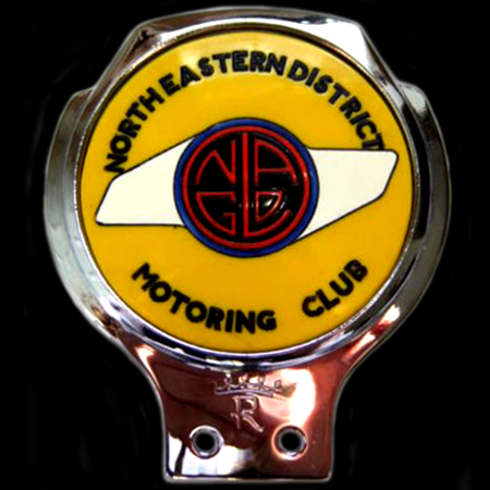 North Eastern District Motoring Club Car Badge