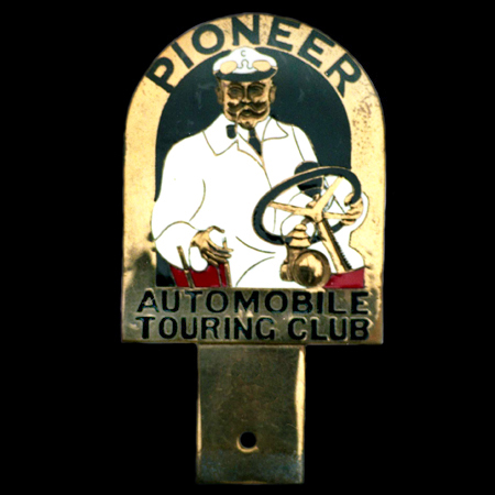 Pioneer Automobile Touring Club Car Badge