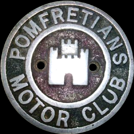Pomfretians Motor Club Car Badge