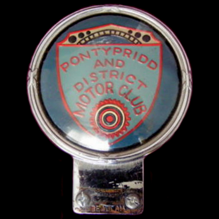 Pontypridd and District Motor Club Car Badge