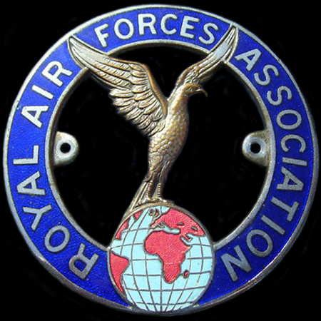Royal Air Forces Association Car Badge