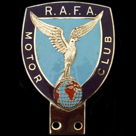 Royal Air Forces Association Motor Club Car Badge