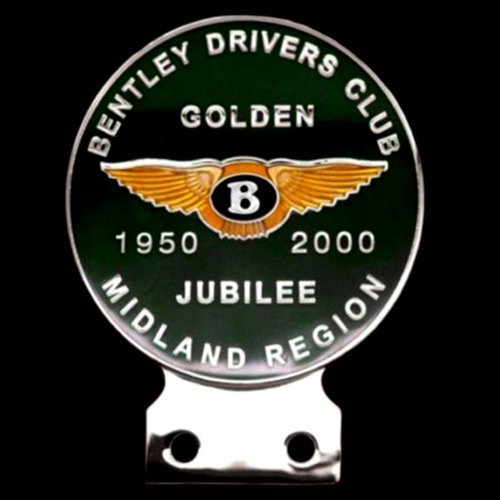 Bentley Drivers Club Golden Jubilee Car Badge