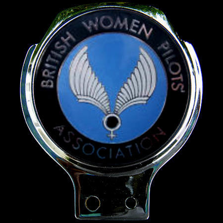 British Women Pilots Association Car Badge