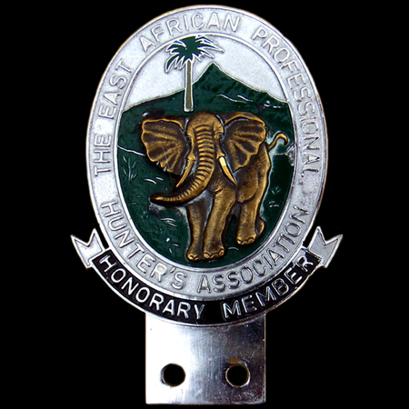 The East African Professional Hunter's Association Car Badge