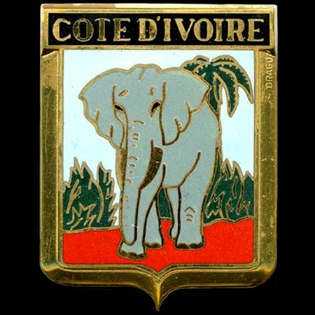Cote D'Ivoire Car Badge