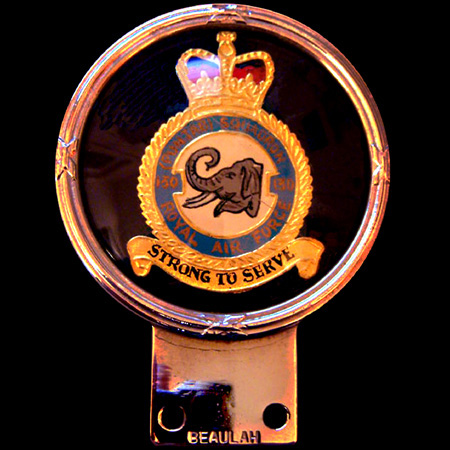 RAF 130 Punjab Squadron Car Badge