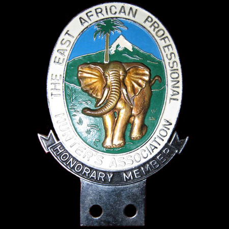 The East African Professional Hunter's Association Car Badge