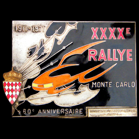 1971 - 40th Monte Carlo Rally