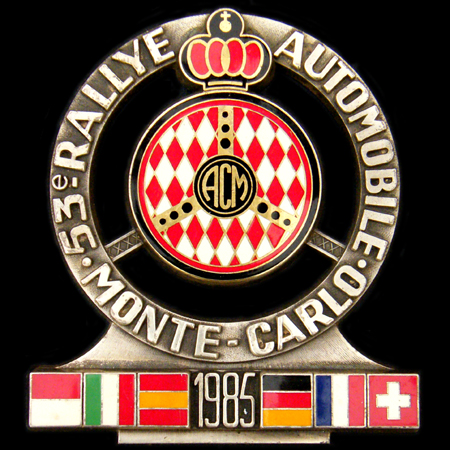 1985 - 53rd Monte Carlo Rally