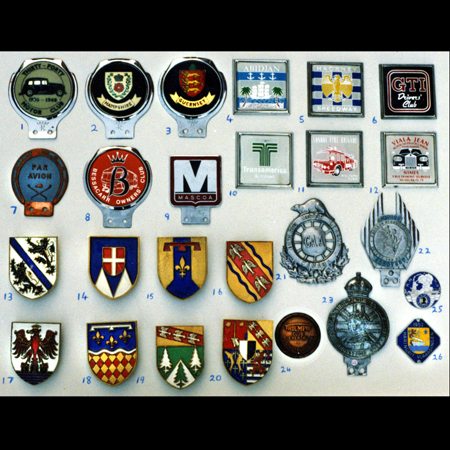 Mid 80's haul of badges from the Beaulieu Autojumble 1 to 26
