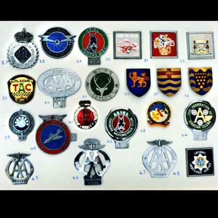 Mid 80's haul of badges from the Beaulieu Autojumble  27 to 48
