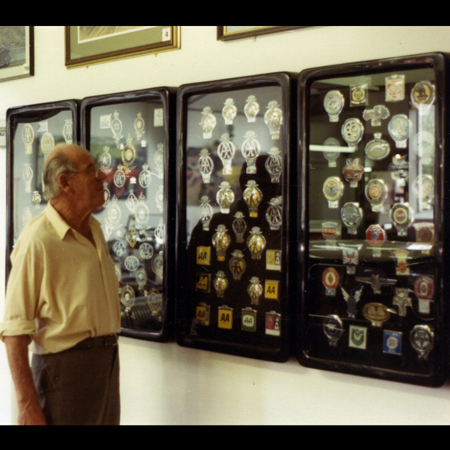 Badge Displays at the Stratford Motor Museum