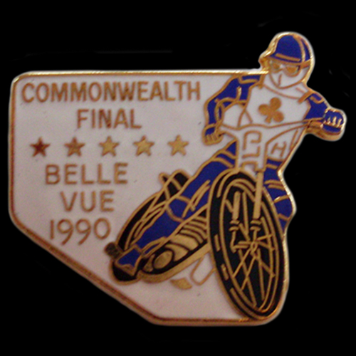  Commonwealth Final Speedway lapel badge