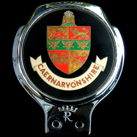 Caernarvonshire (Sir Gaernarfon) Car Badge