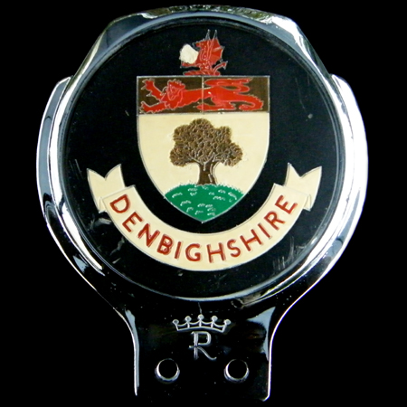 Denbighshire (Sir Ddinbych) Car Badge