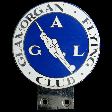 Glamorgan Flying Club Car Badge