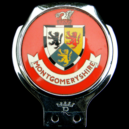 Montgomeryshire (Sir Drefaldwyn) Car Badge