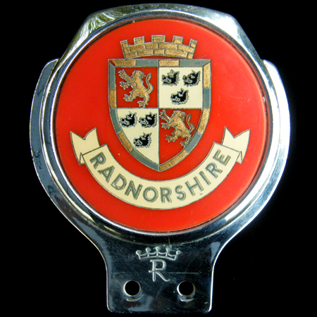 Radnorshire (Sir Faesyfed) Car Badge